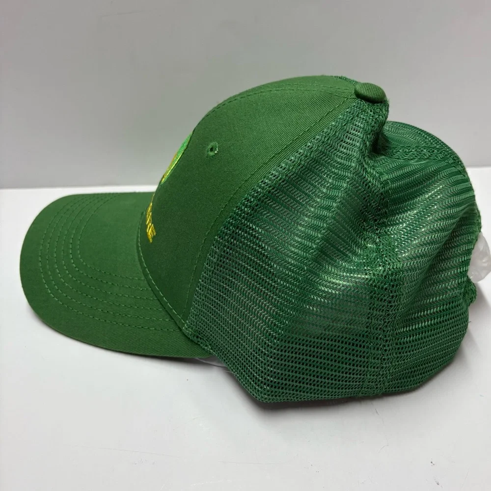 John Deere Green Snap Back Hat Cap NEW - Picture 4 of 6